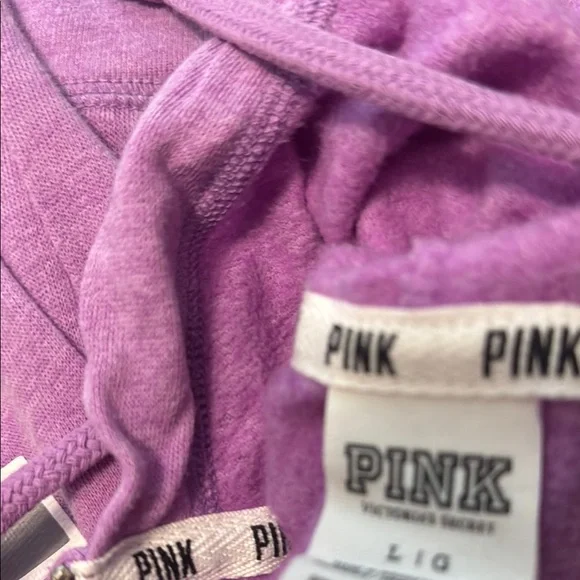 PINK Victoria's Secret Purple Track Pants & Joggers - Picture 3 of 3